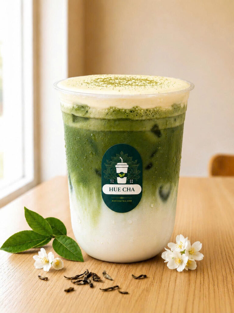 matcha latte ngon ở huế