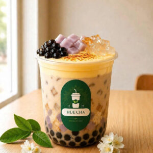 Trà sữa HUE CHA Full topping