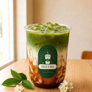 Matcha Latte đậu đỏ