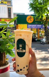 trà sữa gạo rang huế