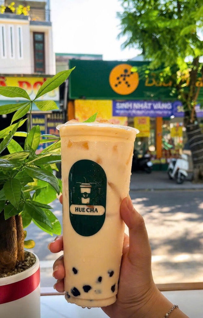 trà sữa gạo rang huế